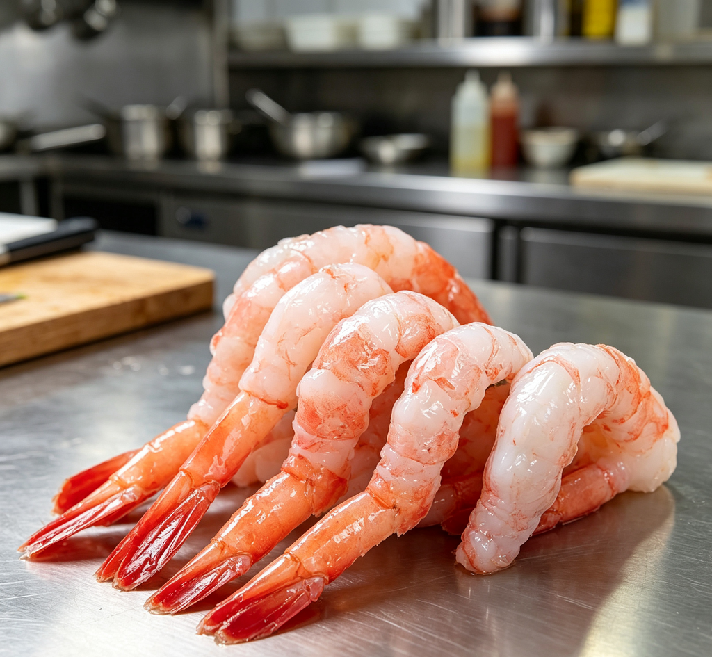 Sweet Shrimp with Caviar